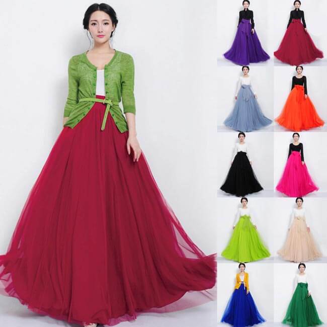 Ladies hijab skirts that can be comfortable For Muslim Women Skirt models